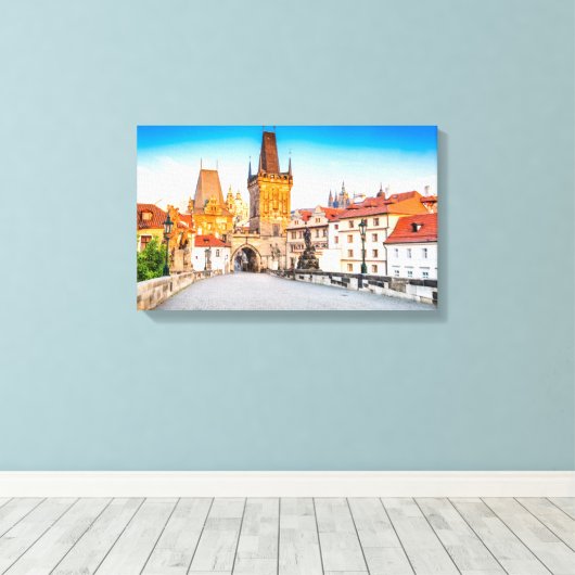 Canvas Praag (Insitu (Houten vloer))