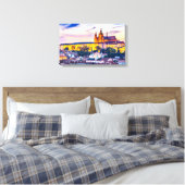 Canvas Praag Afdruk (Insitu (Slaapkamer))