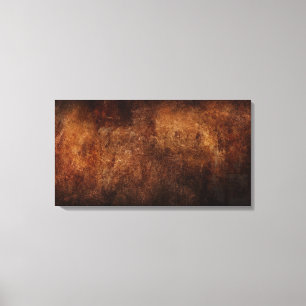 Canvas print - Abstract getextureerd roust bruin b