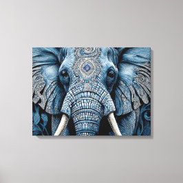 Canvas Print: African Blue Elephant