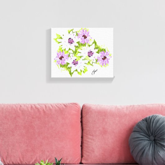 Canvas print : African Daisy (Insitu (Woonkamer))