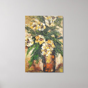 Canvas Print Ann Hayes schilderend gele bloemenmix