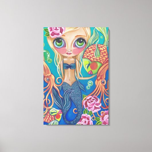 Canvas Print "Aquatic Mermaid" (Voorkant)
