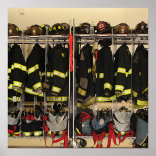 Canvas Print Bunker Gear