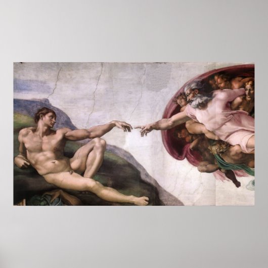 Canvas Print - Creatie van Adam (Voorkant)