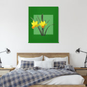 Canvas Print - Daffodils (Insitu (Slaapkamer))