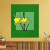 Canvas Print - Daffodils (Insitu (Woonkamer))