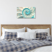Canvas Print-Fibonacci-reeks in Natuur Zee Life Afdruk (Insitu (Slaapkamer))