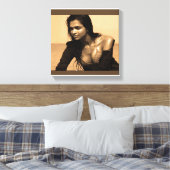 CANVAS PRINT Indiase Bollywood Film Schoonheid (Insitu (Slaapkamer))
