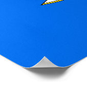 Canvas Print met vlag van Connecticut, VS (Hoek)