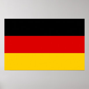 Canvas Print met vlag van Duitsland