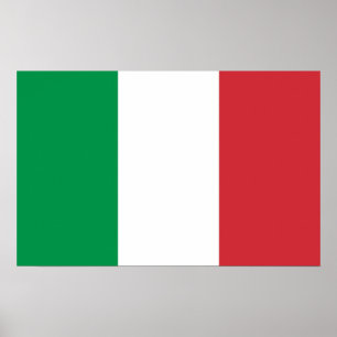 Canvas Print met vlag van Italië