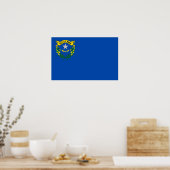 Canvas Print met vlag van Nevada, VS (Keuken)
