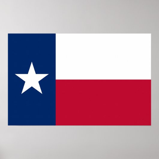 Canvas Print met vlag van Texas, VS (Voorkant)