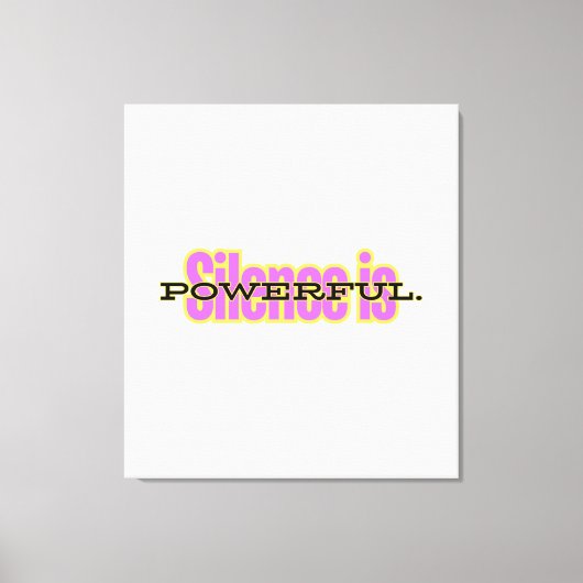 Canvas Print – Minimalist Motivational Wall Art (Voorkant)