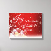 Canvas printjaloezie op de Eerste Kerstdag van de Afdruk (Voorkant)