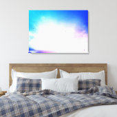 CANVAS REGENDRUPPELS AFDRUK (Insitu (Slaapkamer))