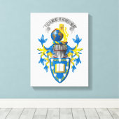 Canvas reportage afdruk (Insitu (Houten vloer))