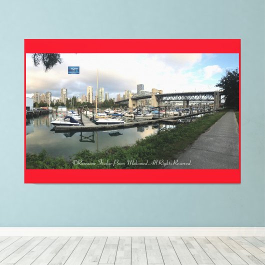 Canvas Rood (WaterFront52)RFPMDesigns©️2019/24 (Insitu (Houten vloer))