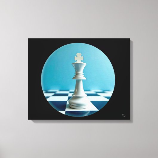 Canvas Schaken Afdruk (Voorkant)