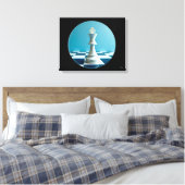 Canvas Schaken Afdruk (Insitu (Slaapkamer))