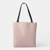 Canvas Shopper Bag Roos Gold Geometric Draagtas (Achterkant)