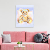 Canvas Sieraden Beer Afdruk (Insitu (Woonkamer))