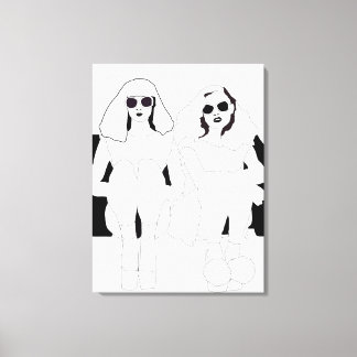 Canvas "Sitting Around"