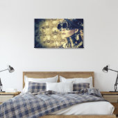 Canvas - Steampunk Art 'Kijk' (Insitu (Slaapkamer))
