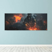 Canvas - Steampunk Kunst Afdruk (Insitu (Houten vloer))