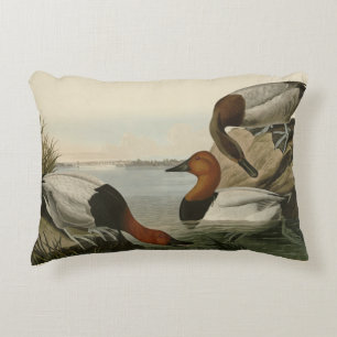 Canvas steunde Duck van Audubon's Birds of America Accent Kussen