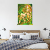 Canvas "Summer" Afdruk (Insitu (Slaapkamer))
