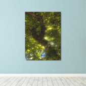 Canvas (Sun Green Tree 2) RFPMDesigns ©️2021/24 (Insitu (Houten vloer))