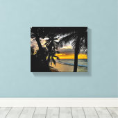 Canvas Sunset Afdruk (Insitu (Houten vloer))
