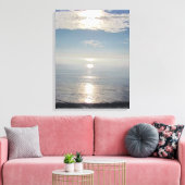 Canvas - Sunset over Pacific Ocean Afdruk (Insitu (Woonkamer))