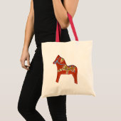 canvas tas 2014 Dala Horse #2 (Voorkant (product))