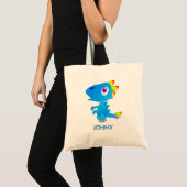 Canvas tas Aangepaste blauwe kabeldrager (Voorkant (product))