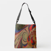 canvas tas "American Indian" Cross Body (Achterkant)