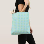 Canvas tas (ao) - Aqua Blue Mosiac Pattern (Dichtbij)