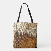 Canvas tas (ao) - gedroogd zonnebloemhoofd (Achterkant)