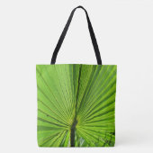Canvas tas (ao) - Groen palmrond (Voorkant)