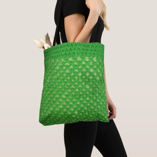 Canvas tas (AO) — Groene netten (Dichtbij)