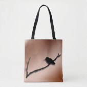 Canvas tas (ao) - Hummingbird Silhouette (Voorkant)