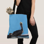 Canvas tas (ao) - Pelican in de zon (Dichtbij)