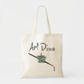canvas tas "Art Diva" (Voorkant)