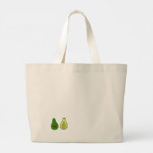 Canvas tas avocado (Achterkant)