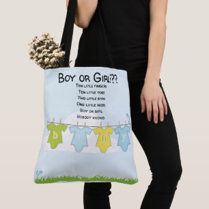 Canvas tas Babydouche Moederschap Gift Bag Boy Gir