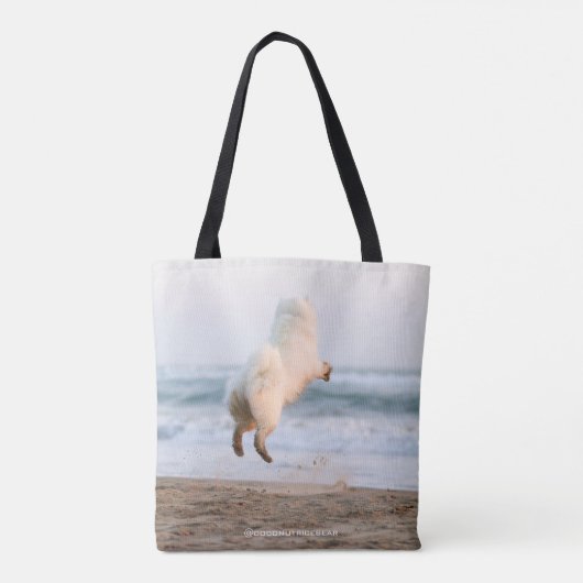 Canvas tas Beer van kokosnoot (Achterkant)