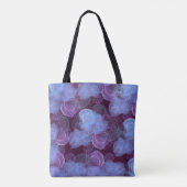 Canvas tas: blauw mistabstract ontwerp draagtas (Achterkant)