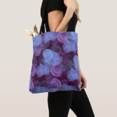 Canvas tas: blauw mistabstract ontwerp draagtas (Dichtbij)